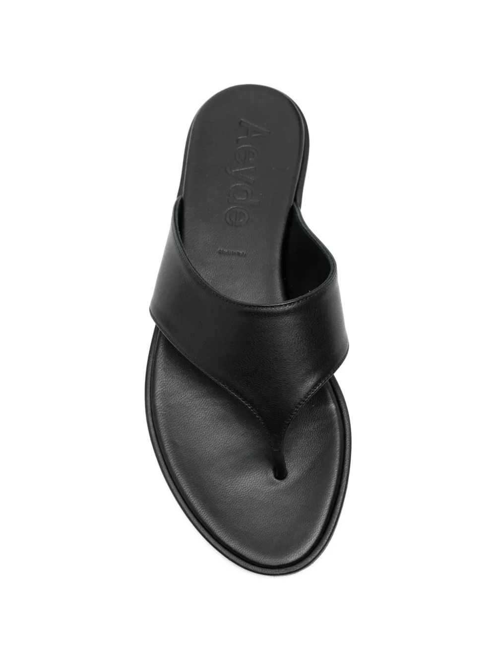 Aeyde Amaya flat sandals Zwart