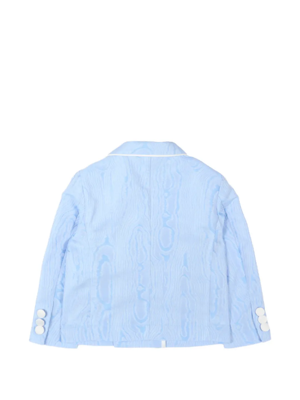  Roberto Cavalli Junior Double-breasted Piped Jacket - Blue 