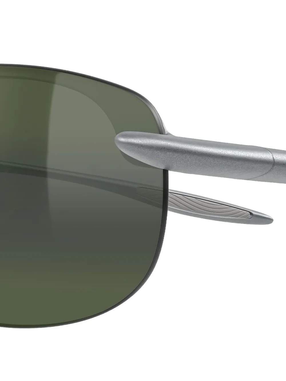 Maui Jim Hookipa zonnebril met geometrisch montuur Zilver