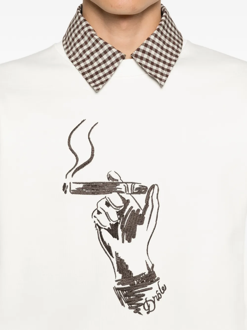 Drôle De Monsieur Cuba sweater Wit