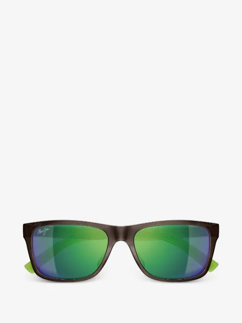Maui Jim Kōwelo rectangle-frame sunglasses