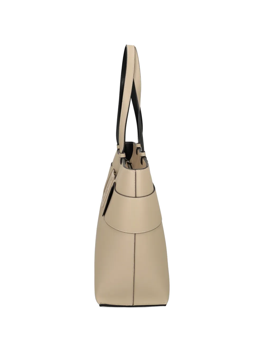 Armani Exchange Heuptas met logoplakkaat Beige