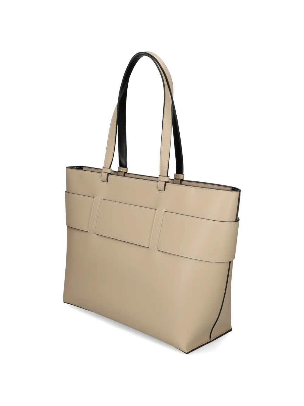Armani Exchange Heuptas met logoplakkaat Beige