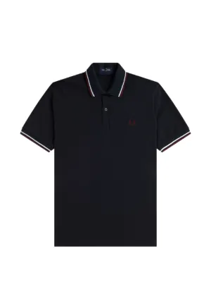 FRED PERRY ロゴ ポロシャツ ブラック Fred Perry ロゴ ポロシャツ | ブラック | FARFETCH JP