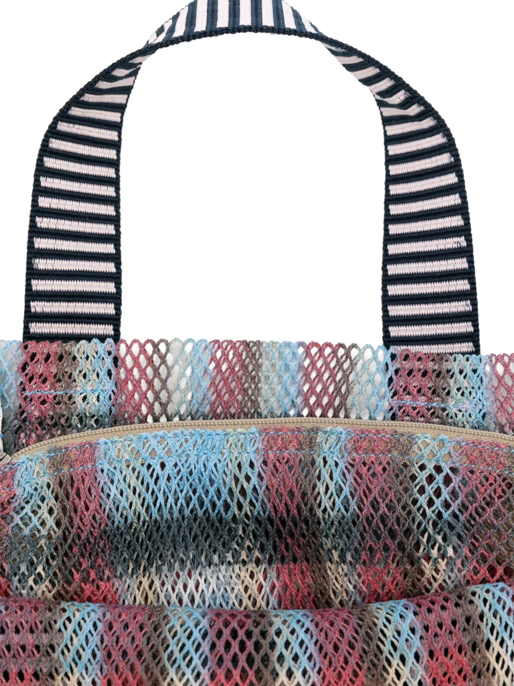 Épice Kanpur geruite shopper Rood