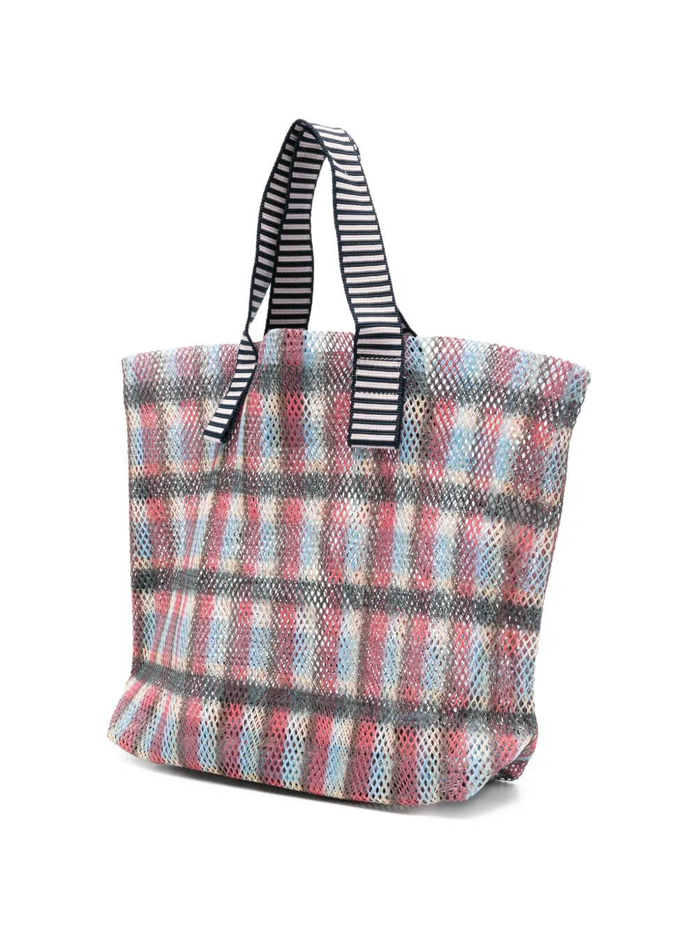 Épice Kanpur geruite shopper Rood