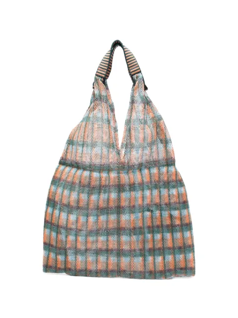 Épice Udaipur check-pattern tote bag