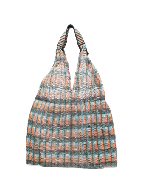 Épice Udaipur check-pattern tote bag