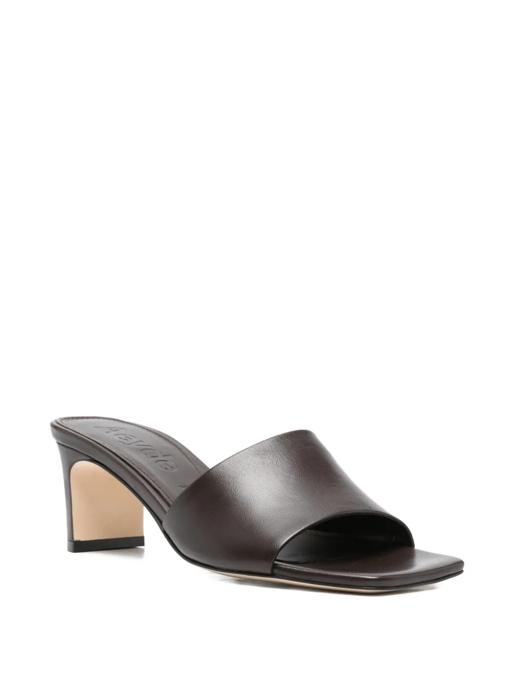 Aeyde Jessie square-toe sandals Bruin