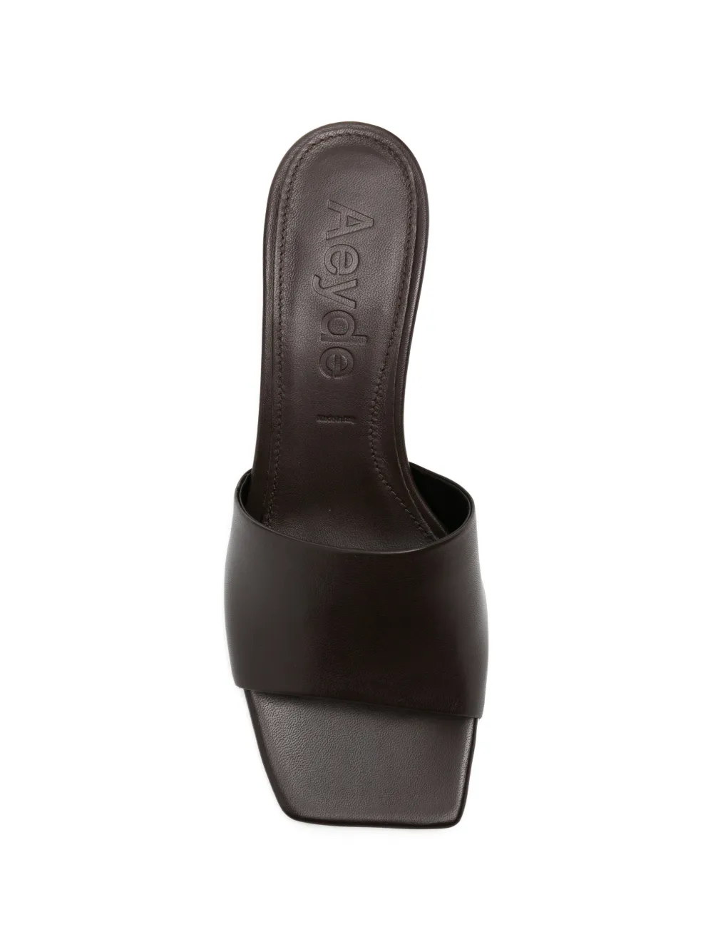 Aeyde Jessie square-toe sandals Bruin