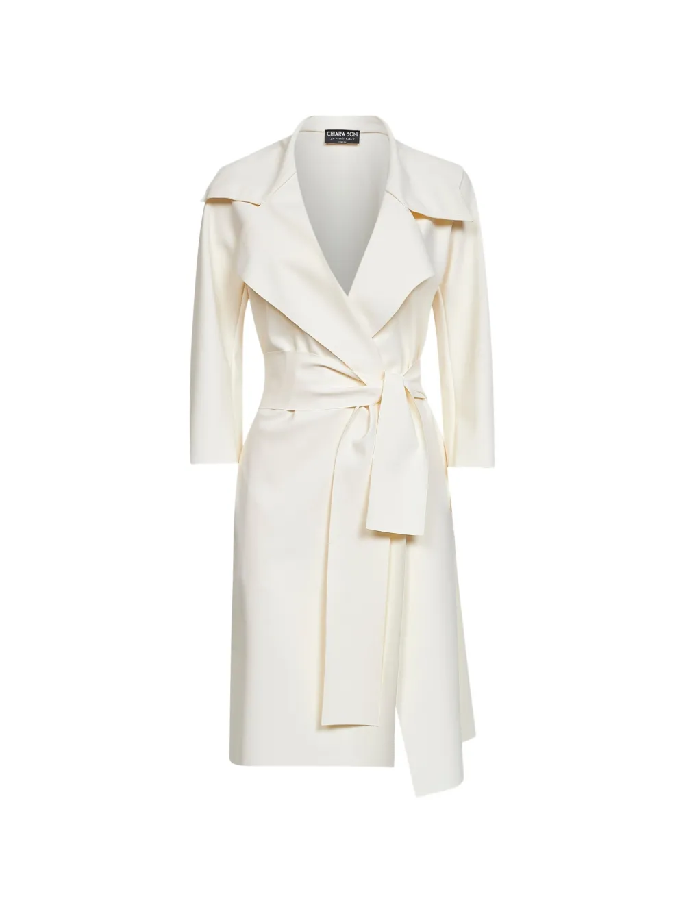 CHIARA BONI La Petite Robe belted trench coat - Toni neutri
