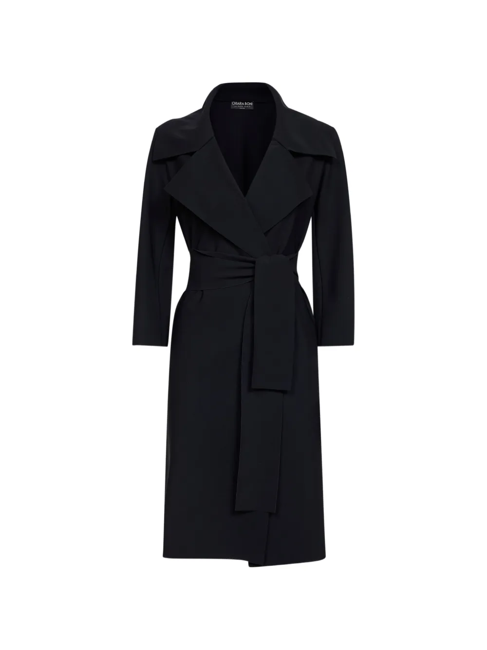 CHIARA BONI La Petite Robe belted trench coat - Blu