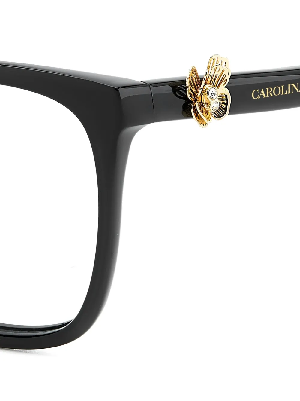 Carolina Herrera Bril met cat-eye montuur Zwart