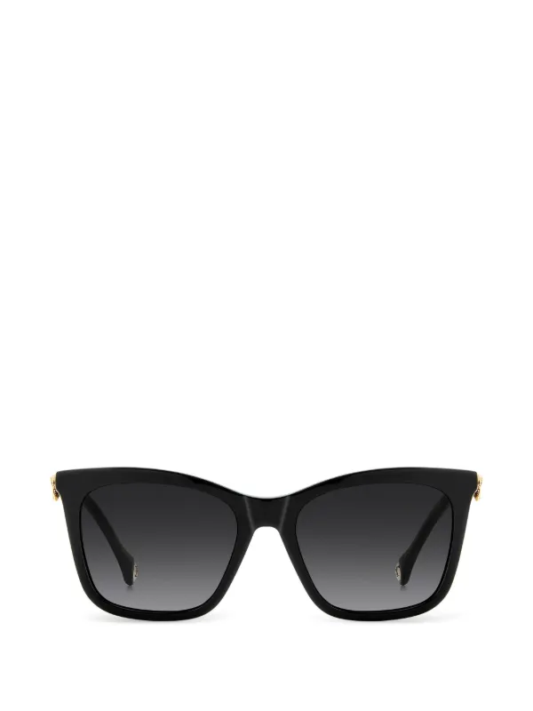 Carolina Herrera Geometric-frame Sunglasses in Black