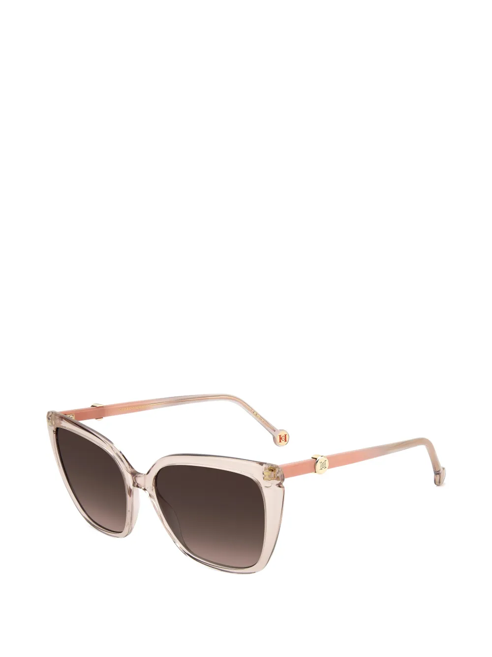 Carolina Herrera Zonnebril met cat-eye montuur Roze