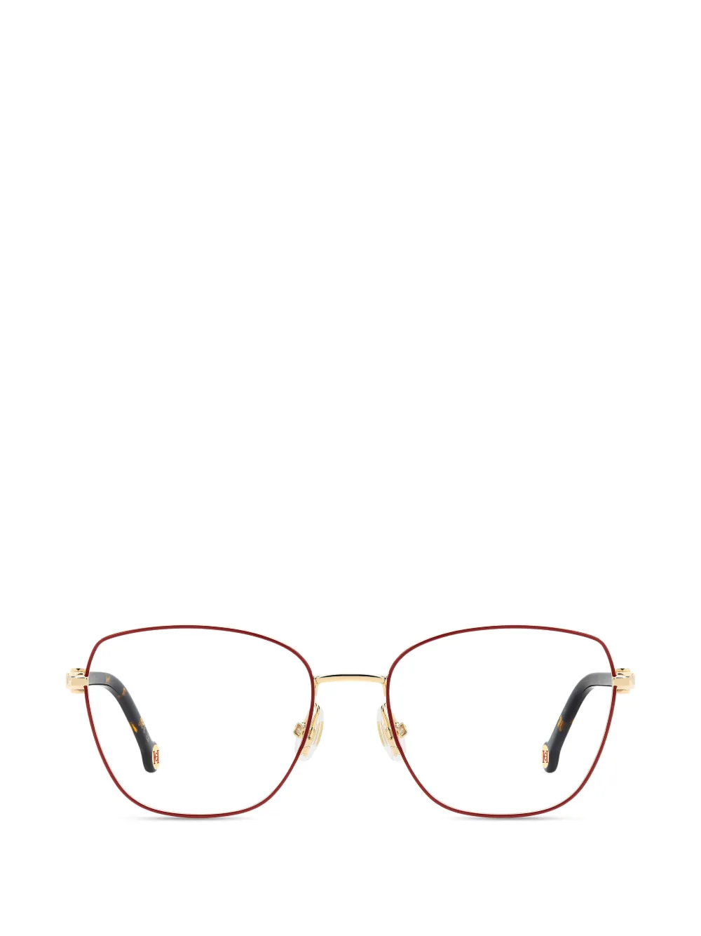Carolina Herrera logo-detail glasses - Rosso