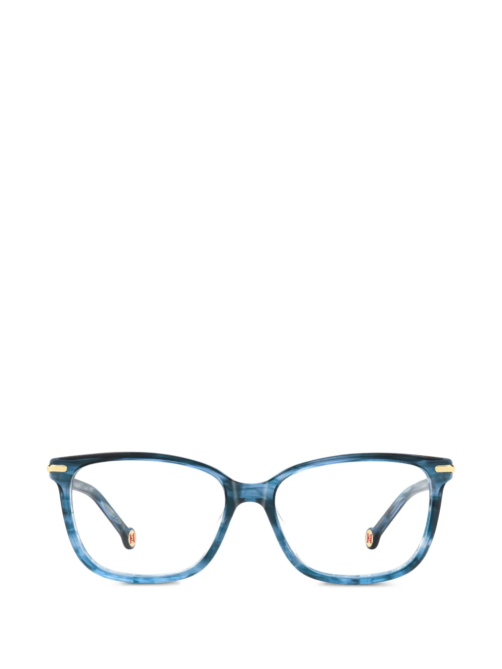 Carolina Herrera logo-detail glasses - Blu
