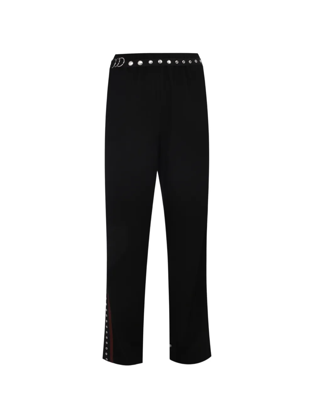 Nafsika Skourti heavy metal drawstring black trousers