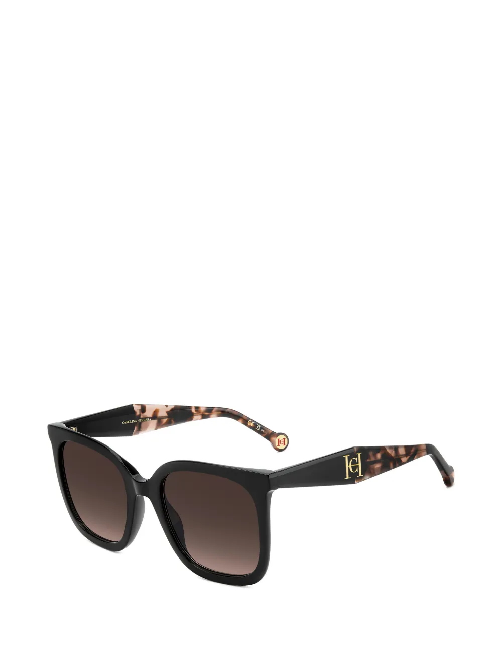  Carolina Herrera Square-frame Sunglasses - Black 