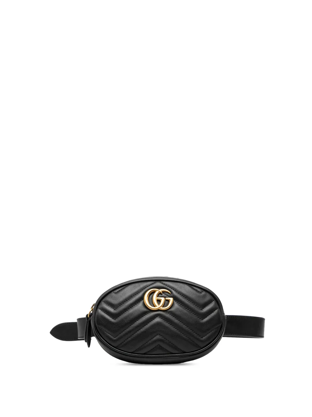 Gucci Pre-Owned 2016-2026 GG Marmont Matelasse Leather belt bag - Nero