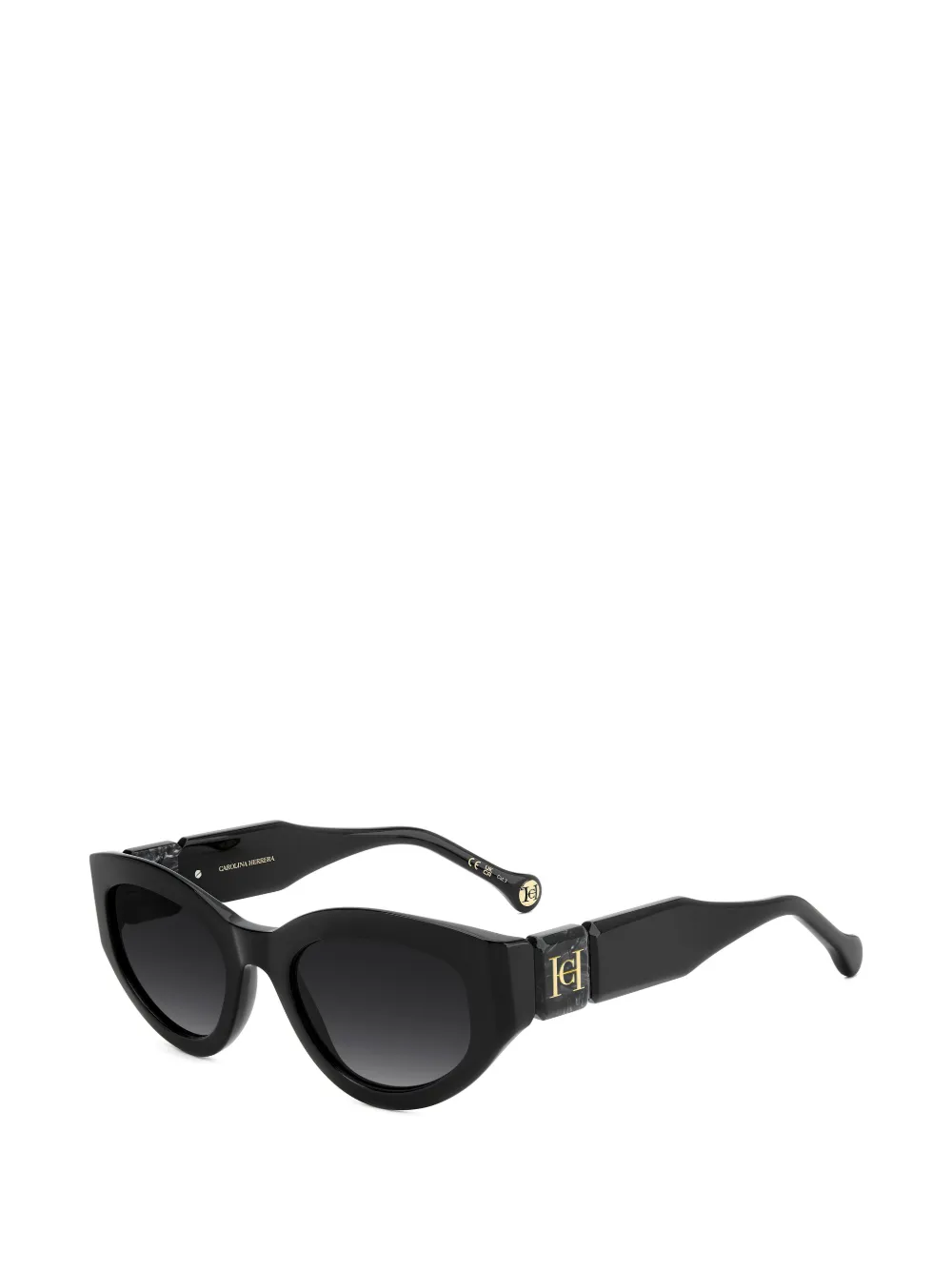 Carolina Herrera Zonnebril met cat-eye montuur Zwart