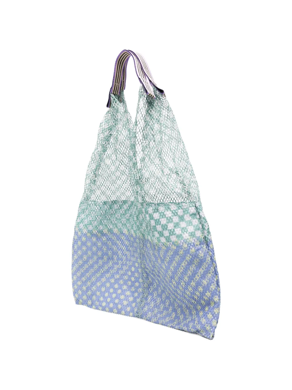  épice Net-print Tote Bag - Green 