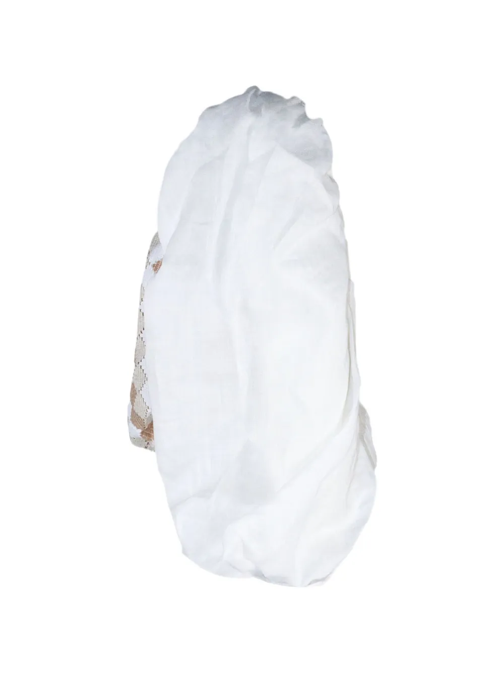  Pho Firenze Geometric Bustier Top - White 