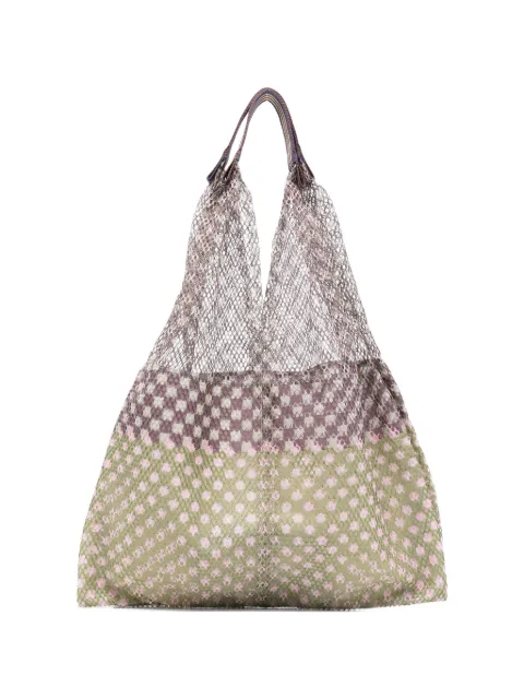 Épice check-pattern tote bag