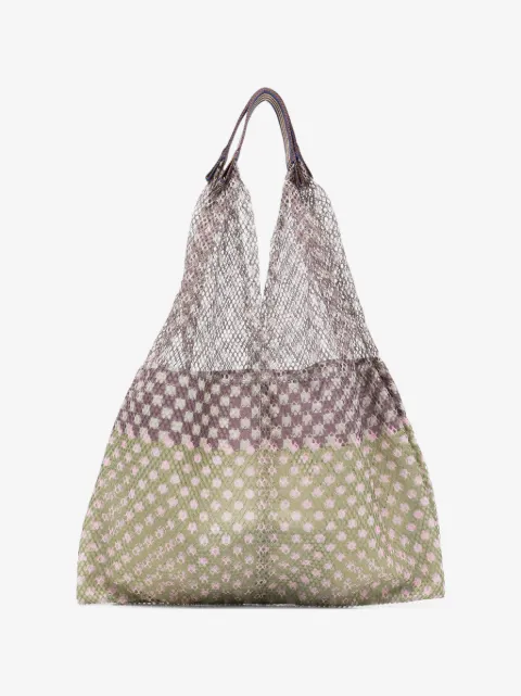 Épice check-pattern tote bag