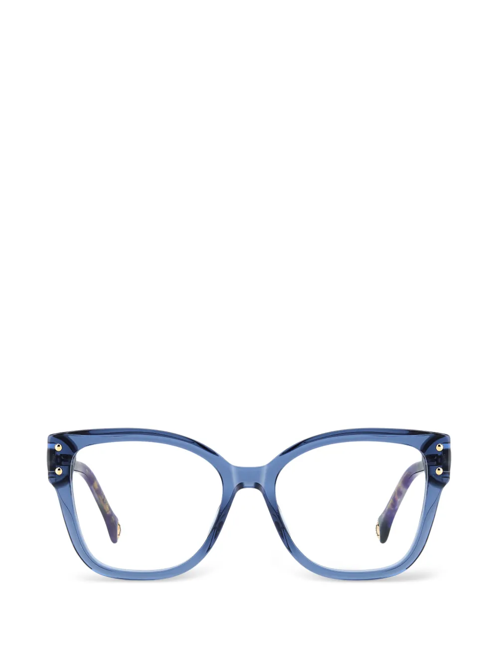 Carolina Herrera square-frame glasses - Blu