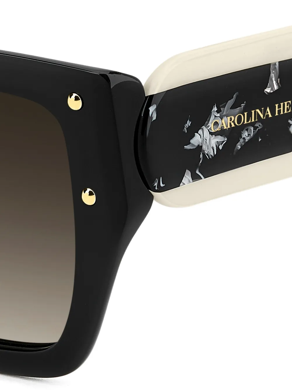  Carolina Herrera Square-frame Sunglasses - Black 