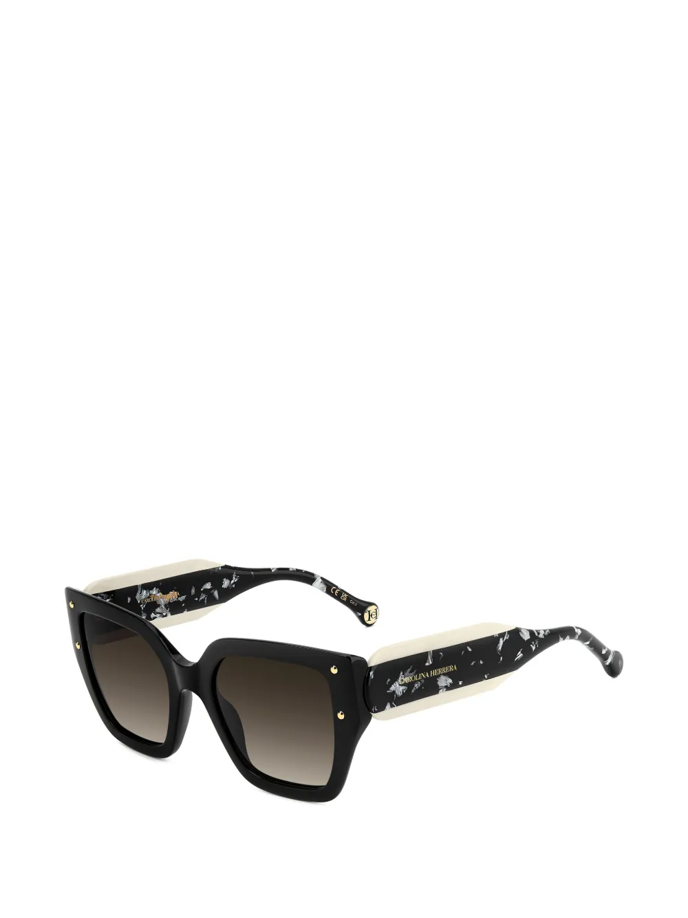  Carolina Herrera Square-frame Sunglasses - Black 