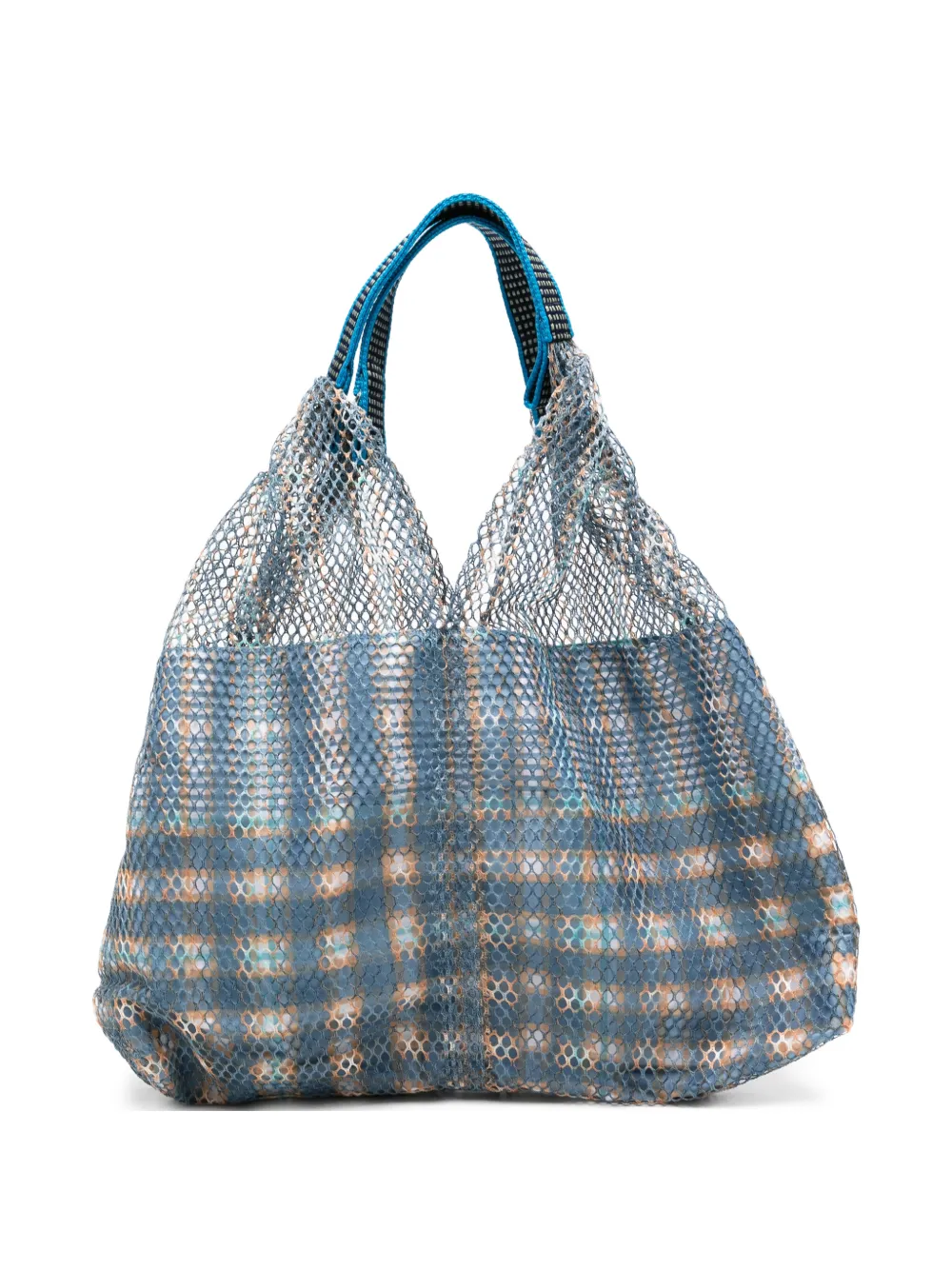 Épice Elvizer S check shoulder bag - Blu