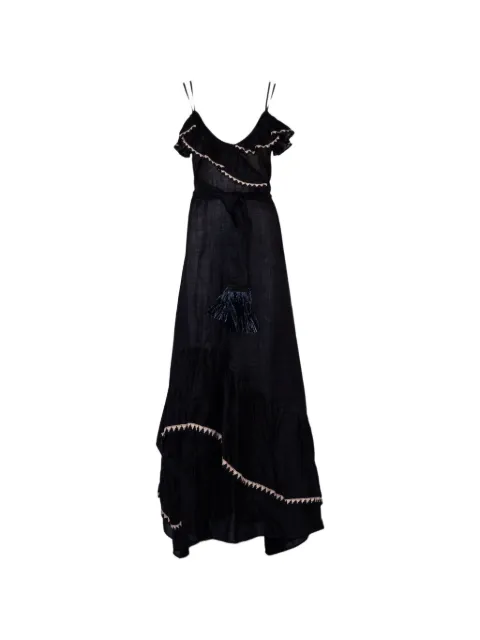 PHO FIRENZE kjole med flæsekant