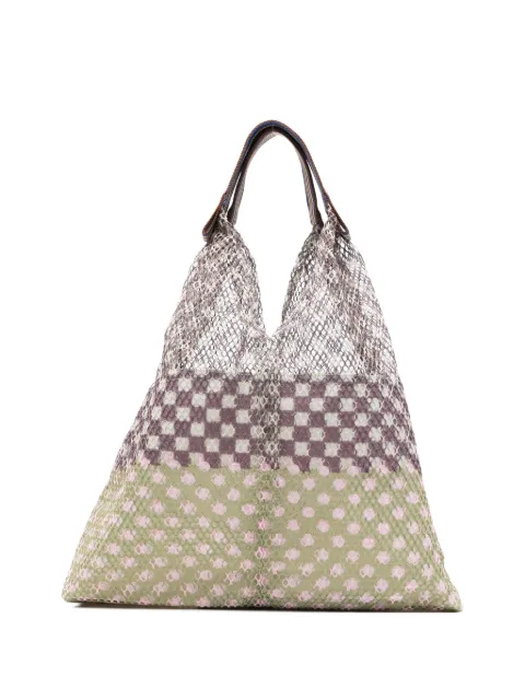 Épice polka-dot geometric-pattern tote bag