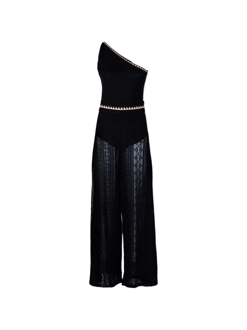 Pho® Firenze One-shoulder Jumpsuit In Black