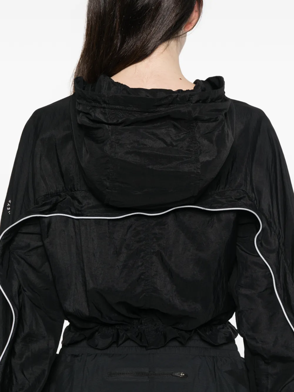 adidas by Stella McCartney Jack met capuchon Zwart