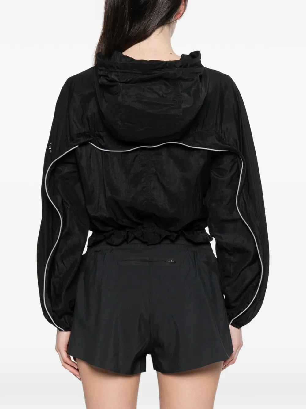 adidas by Stella McCartney Jack met capuchon Zwart