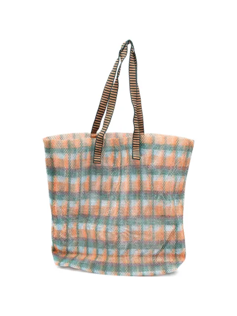 Épice Kanpur checked tote bag