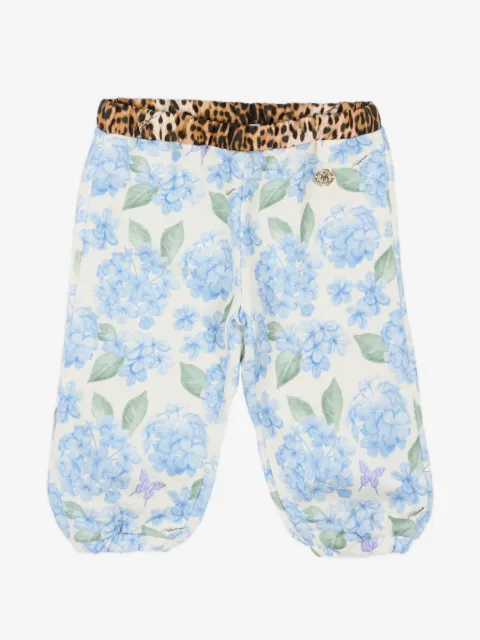 Roberto Cavalli Junior pants con animal print