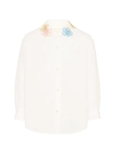 Simonetta floral collared shirt