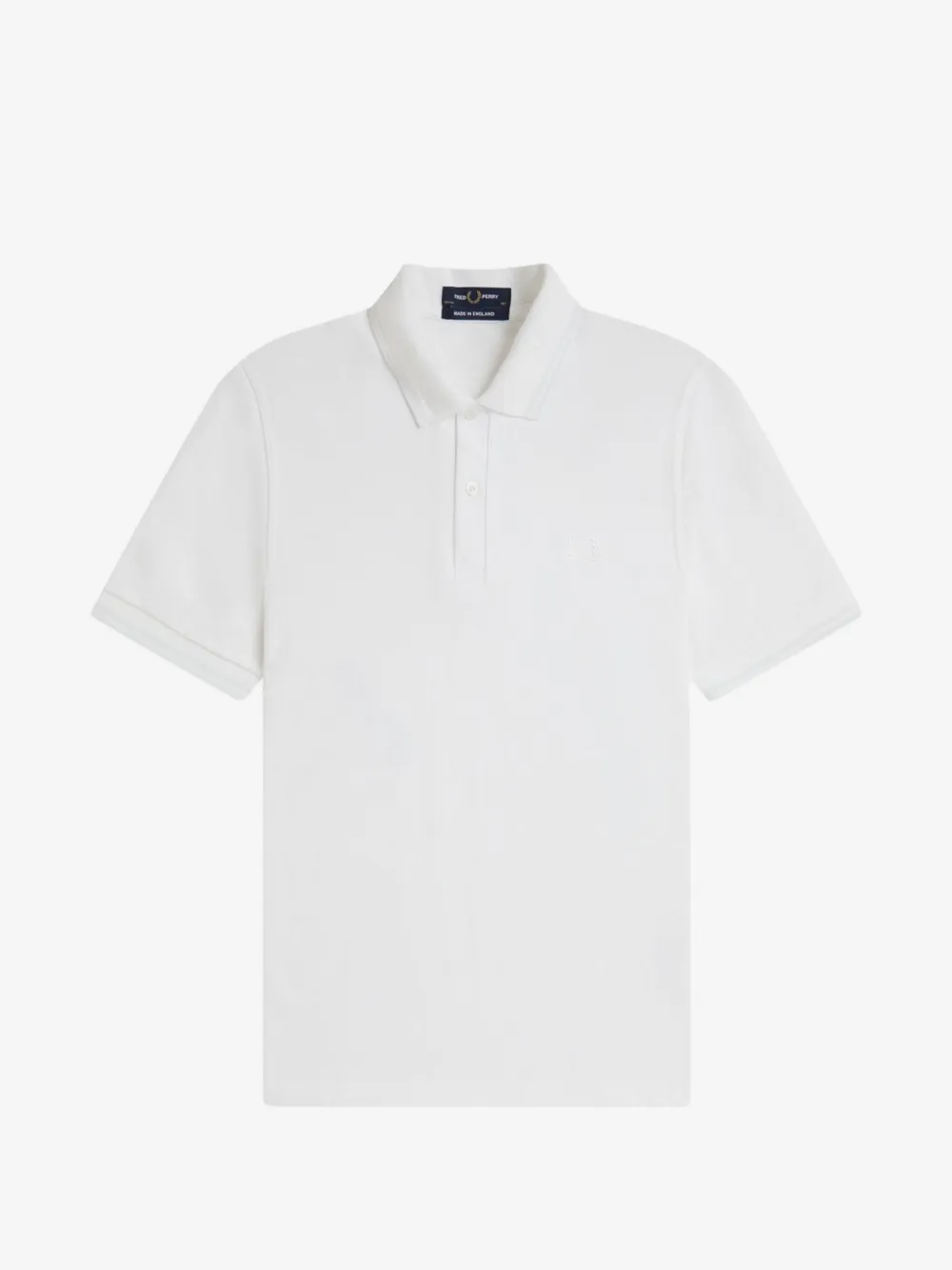 Fred Perry piqué polo shirt | White | Image 1