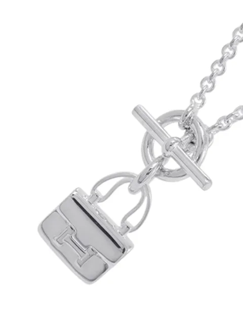 Hermès Pre-Owned 2010-2025 Sterling Silver Amulettes Constance necklace