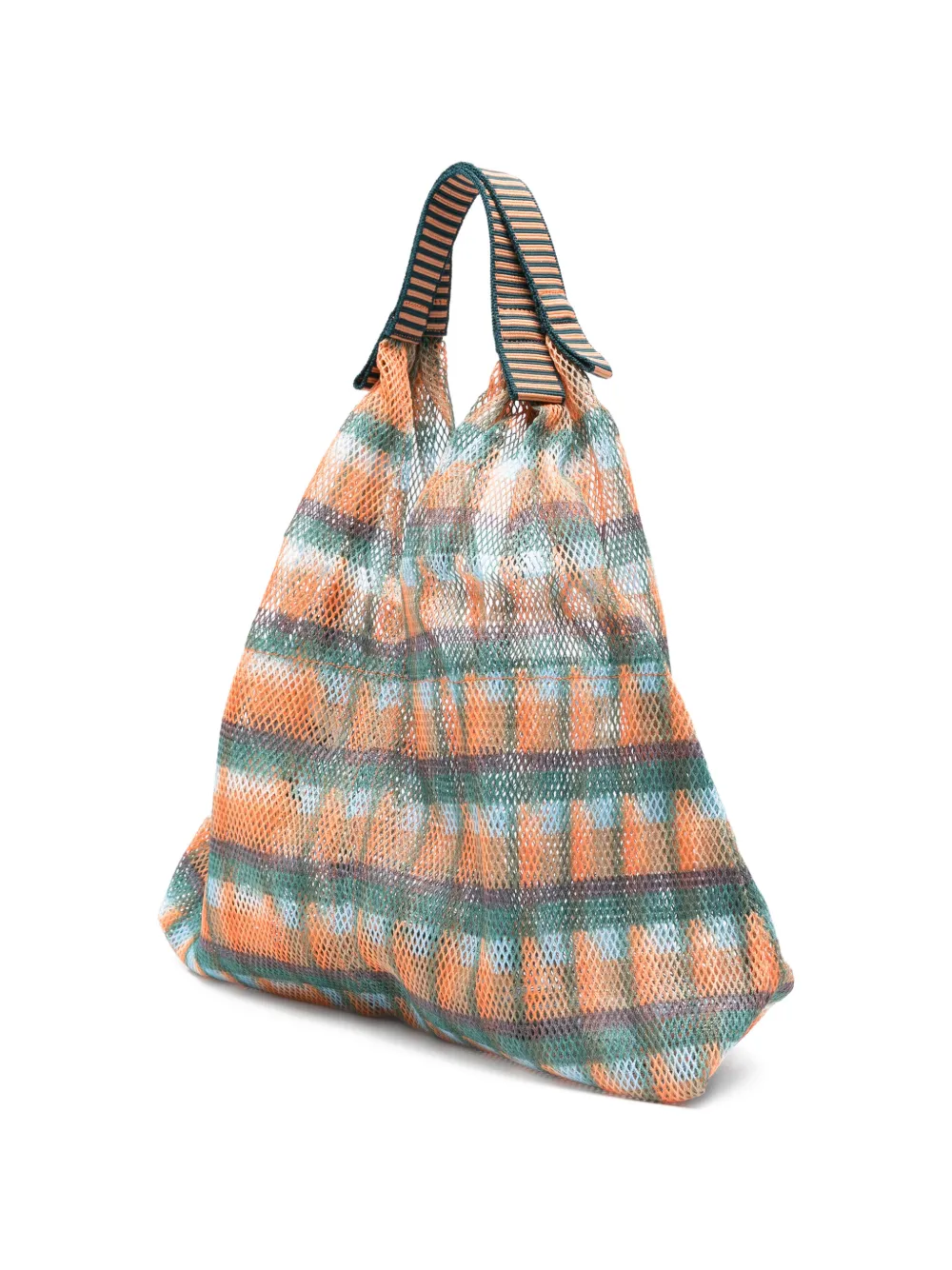  épice Udaipur Check Tote Bag - Orange 