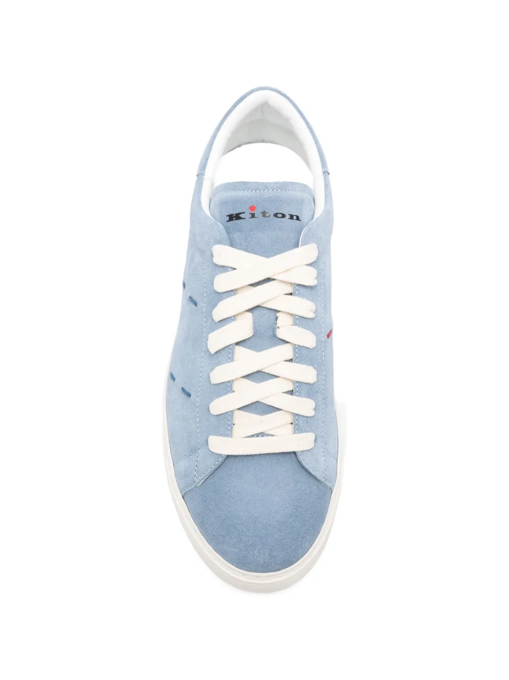 Kiton Sneakers met stikseldetail Blauw