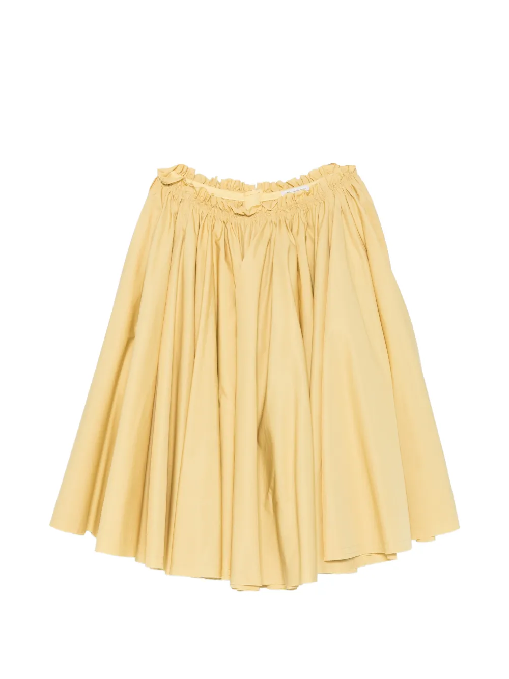 AMI Paris gathered midi skirt - Giallo
