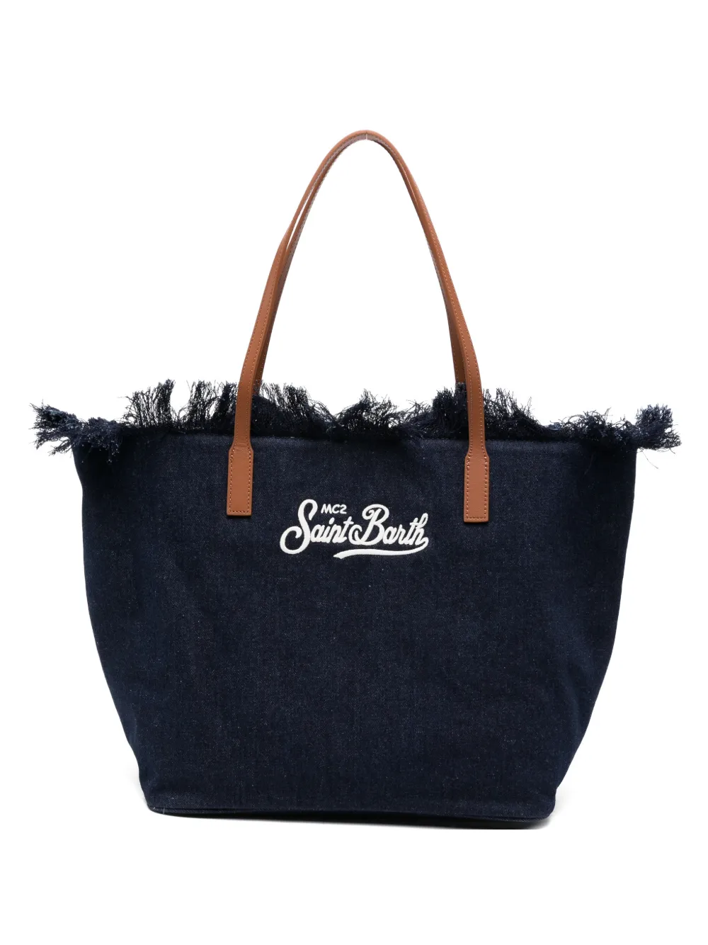 MC2 Saint Barth City logo-embroidered tote bag - Blu