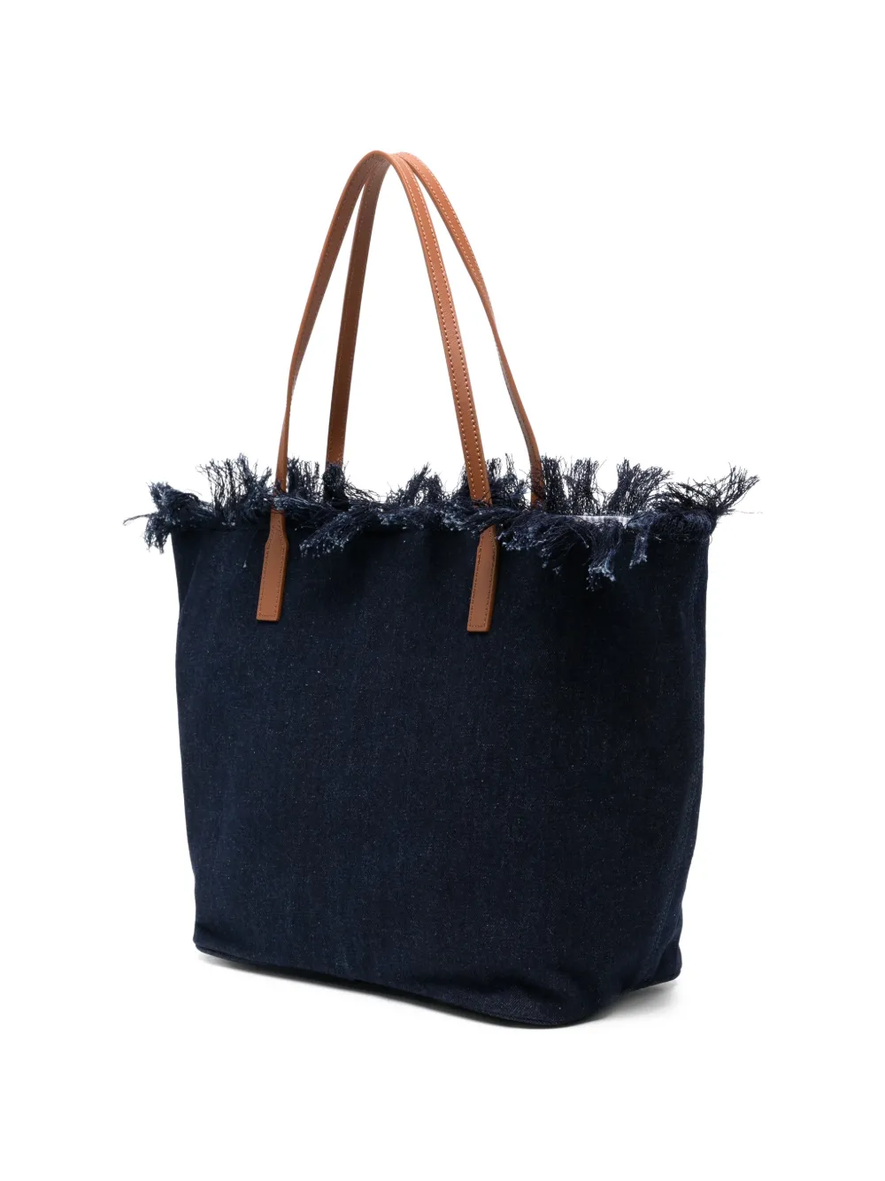 MC2 Saint Barth City shopper met geborduurd logo Blauw