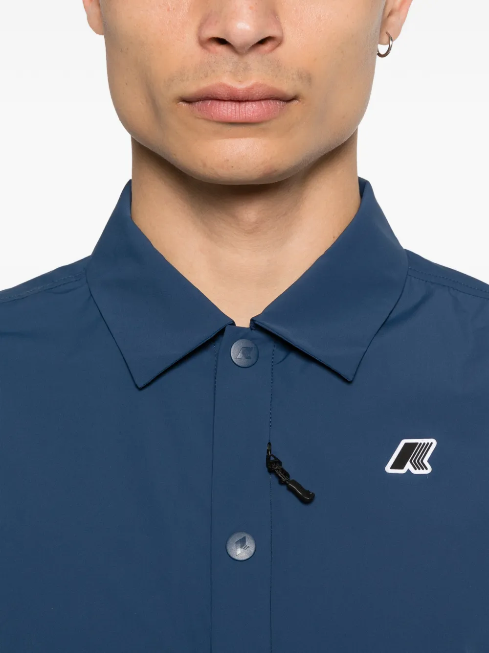 K-Way Shirtjack met logopatch Blauw