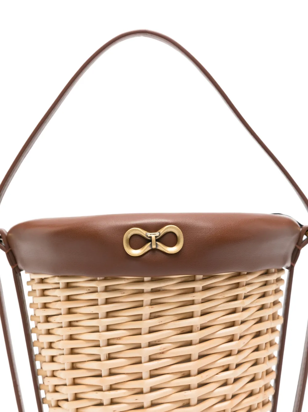 TWINSET Natural bucket-tas Beige